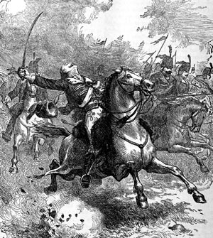 Hoping to take advantage of British confusion during a critical juncture in the Siege of Savannah in 1779, Pulaski led his mounted troops in a perilous charge that cost him his life. He is known today as “The Father of the American Cavalry.”