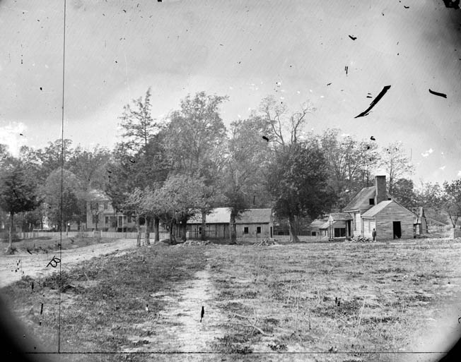 Mechanicsville, Virginia, photographed in 1862, was a small hamlet on the high ground overlooking the Chickahominy River. Brig. Gen. Fitz John Porter’s 27,000-man V Corps was stationed there. 