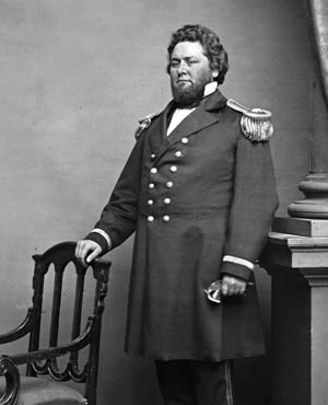 An imposing Maj. Gen. William “Bull” Nelson poses for an official photograph. At six feet, four inches tall and over 300 pounds, he was one of the largest generals in either army.