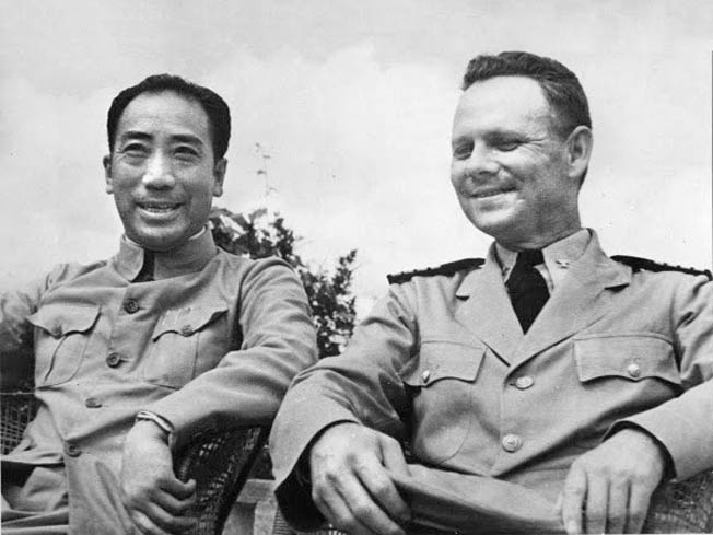 Chinese General Dai Li and U.S. Navy Commander Milton Miles worked together to build SACO.