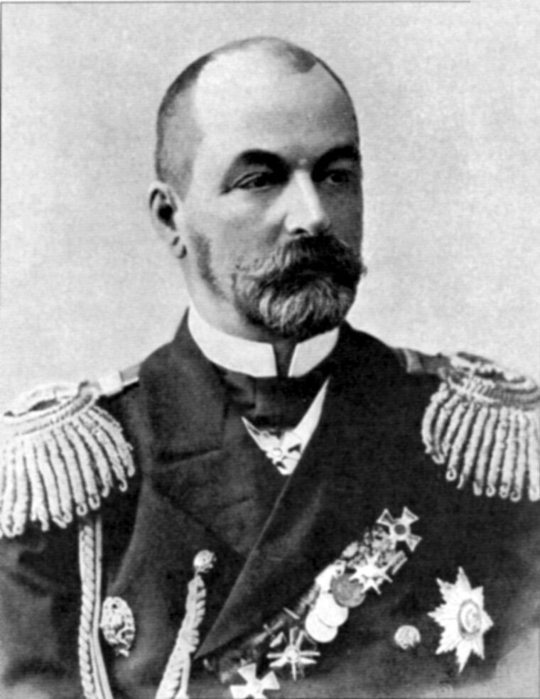 Russian Admiral Zinovi Rozhdestvensky led the ill-fated 2nd Pacific Squadron.