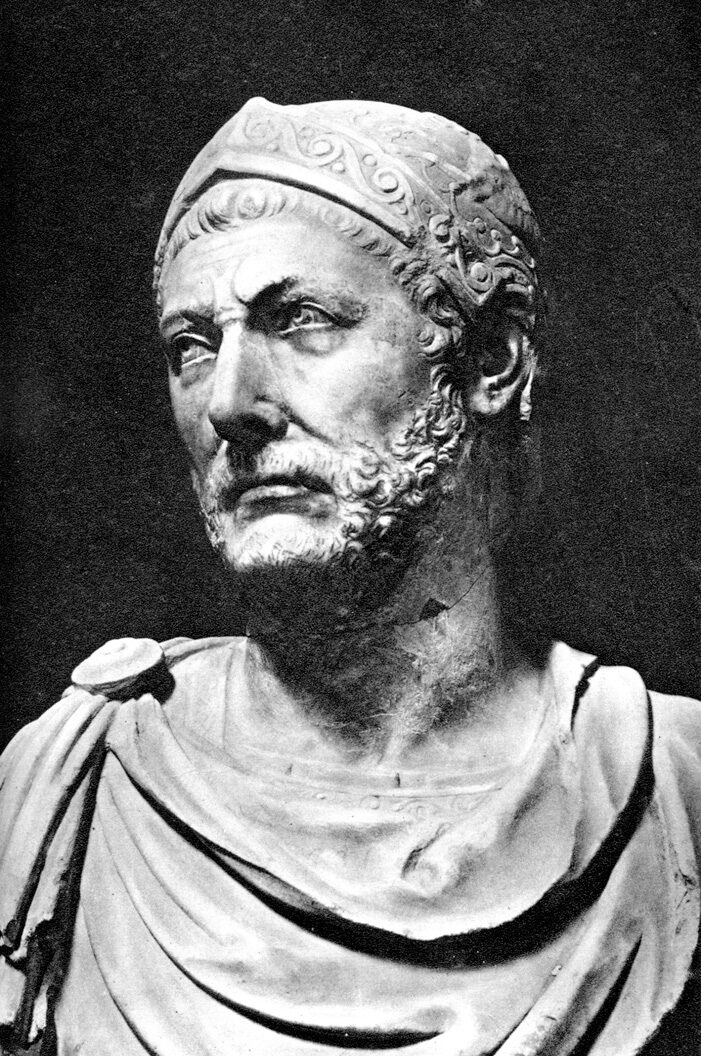 A bust believed to be Hannibal Barca.