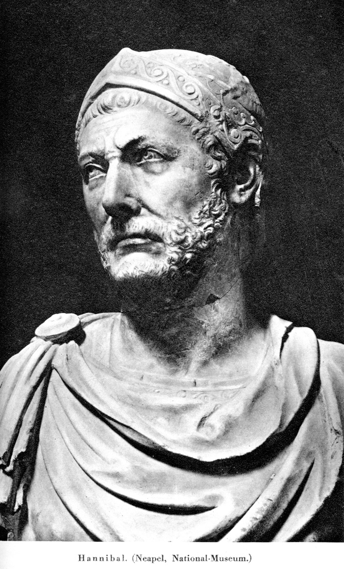 A bust believed to be Hannibal Barca.
