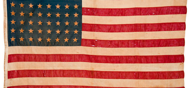 On display at the Charleston Museum's new exhibition, "Unfurled," are rare flags from World War I, World War II and the American Civil War.