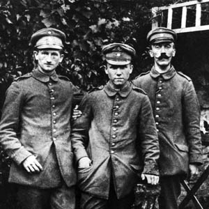 Before becoming the ogre of Europe, Adolf Hitler was a corporal in the Bavarian 16th Reserve Infantry Regiment in World War I.