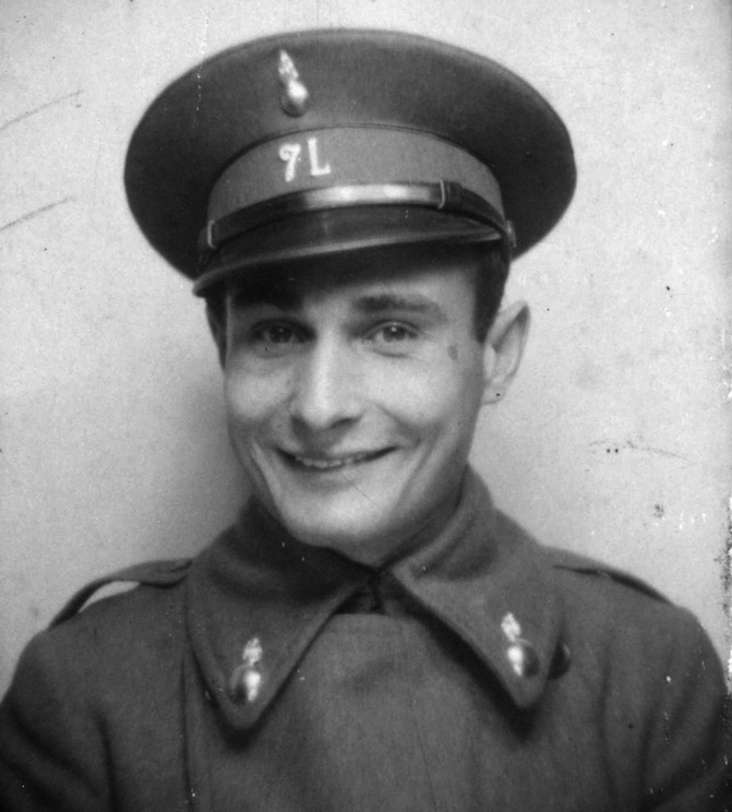 Garcia as a Spanish soldier in 1931.