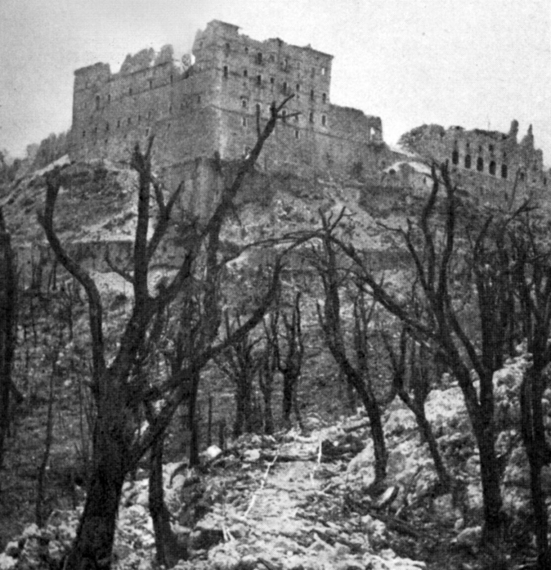 Anders adjusted tactics after the first assault on Monte Cassino so that the artillery would continue supporting Polish infantry until the objective was taken before switching to another target.