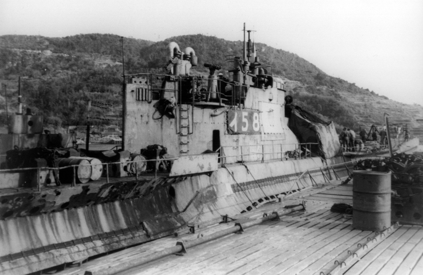 The Japanese submarine I-58.