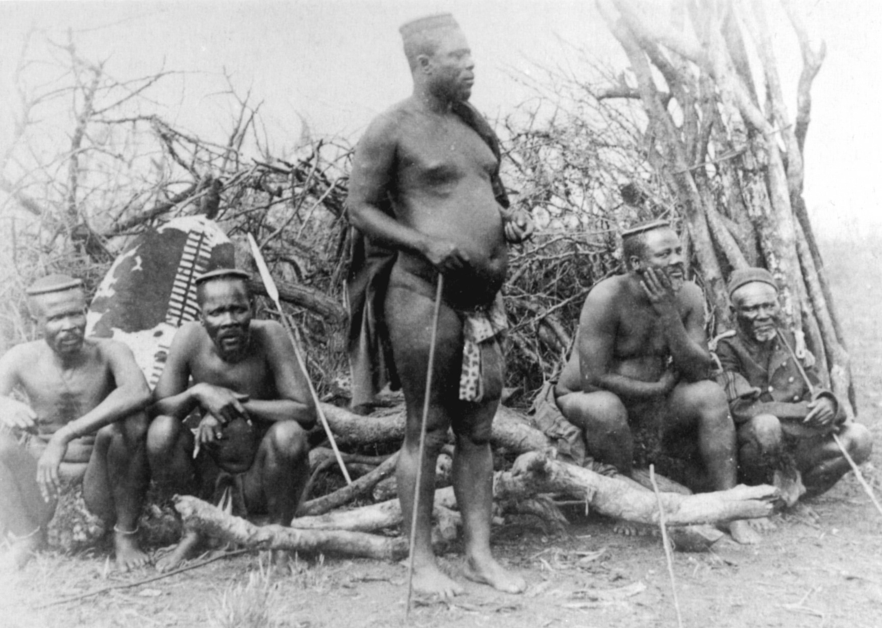 Chief Zibhebhu kaMapitha, a regimental commander who was wounded in the hand at Isandlwana.