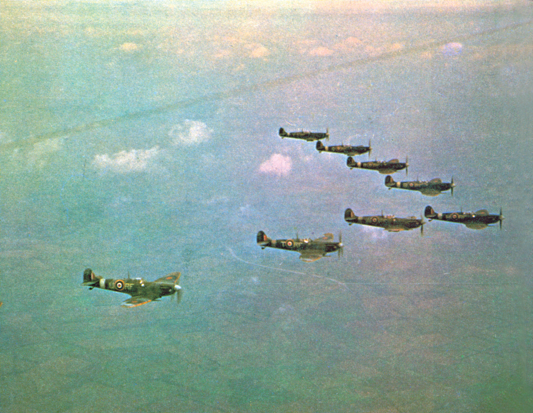 The 303 Squadron of the RAF was flown by Polish pilots.