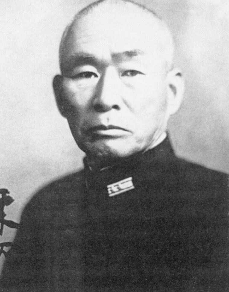 Admiral Takeo Kurita commanded a force that included the Yamato at the Battle of Leyte Gulf.