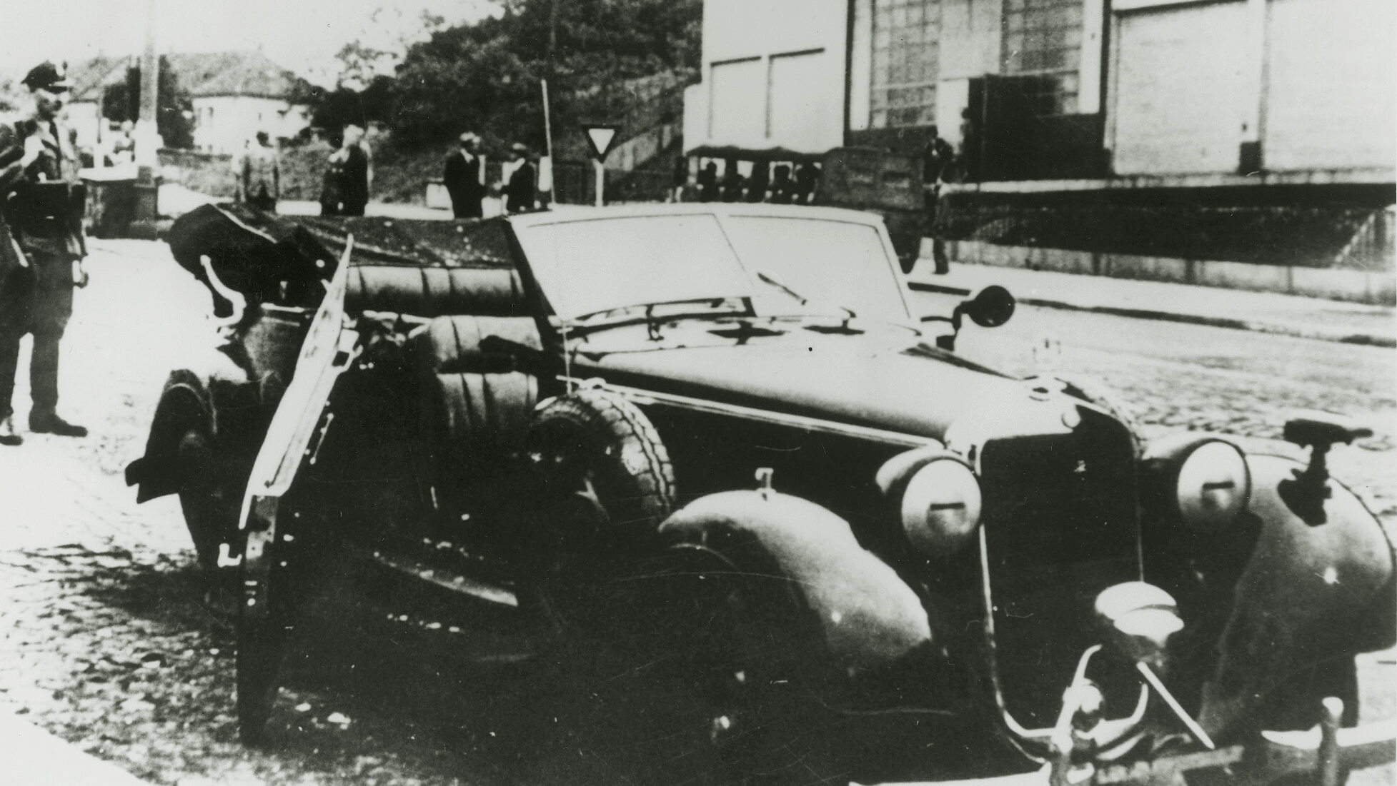 SS Obergruppenführer Reinhard Heydrich fell victim to Czech assassins in Prague.