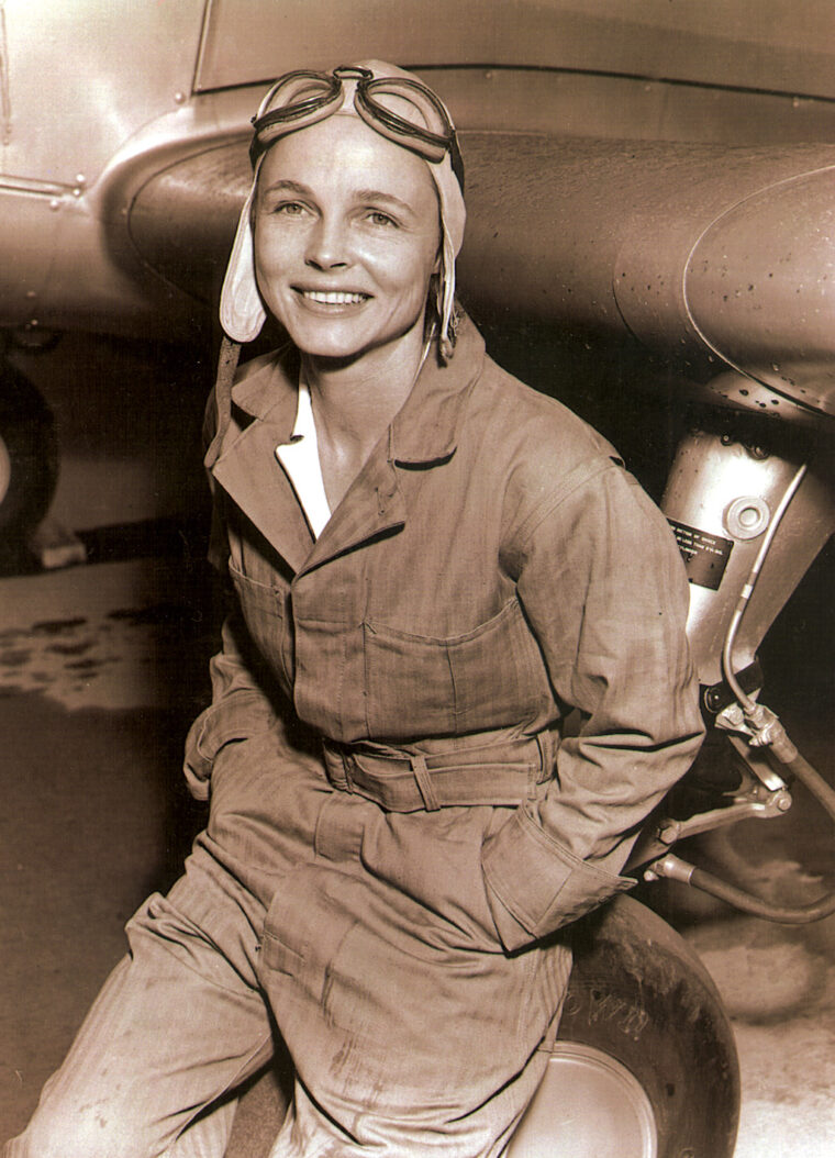 Betty Gillies, a pioneer with the Women’s Auxiliary Ferrying Squadron, was one of the first female pilots to fly the B-17 bomber.
