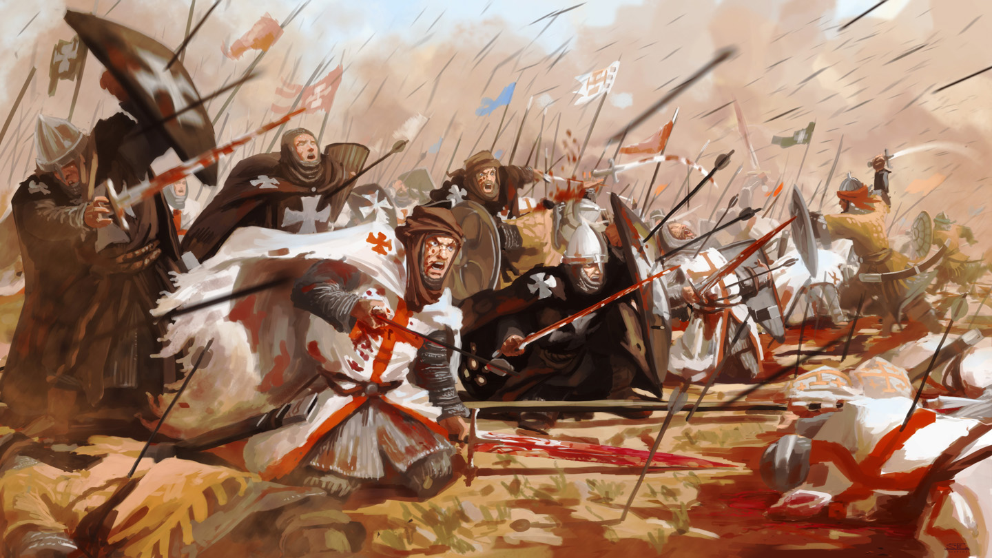 the crusades battle