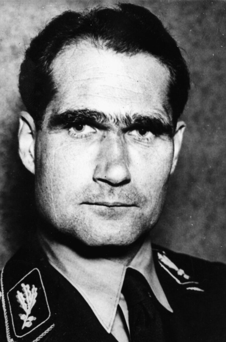 Deputy Führer Rudolf Hess took Hitler’s dictation of Mein Kampf in a prison cell and became a devoted follower of the Nazi leader.