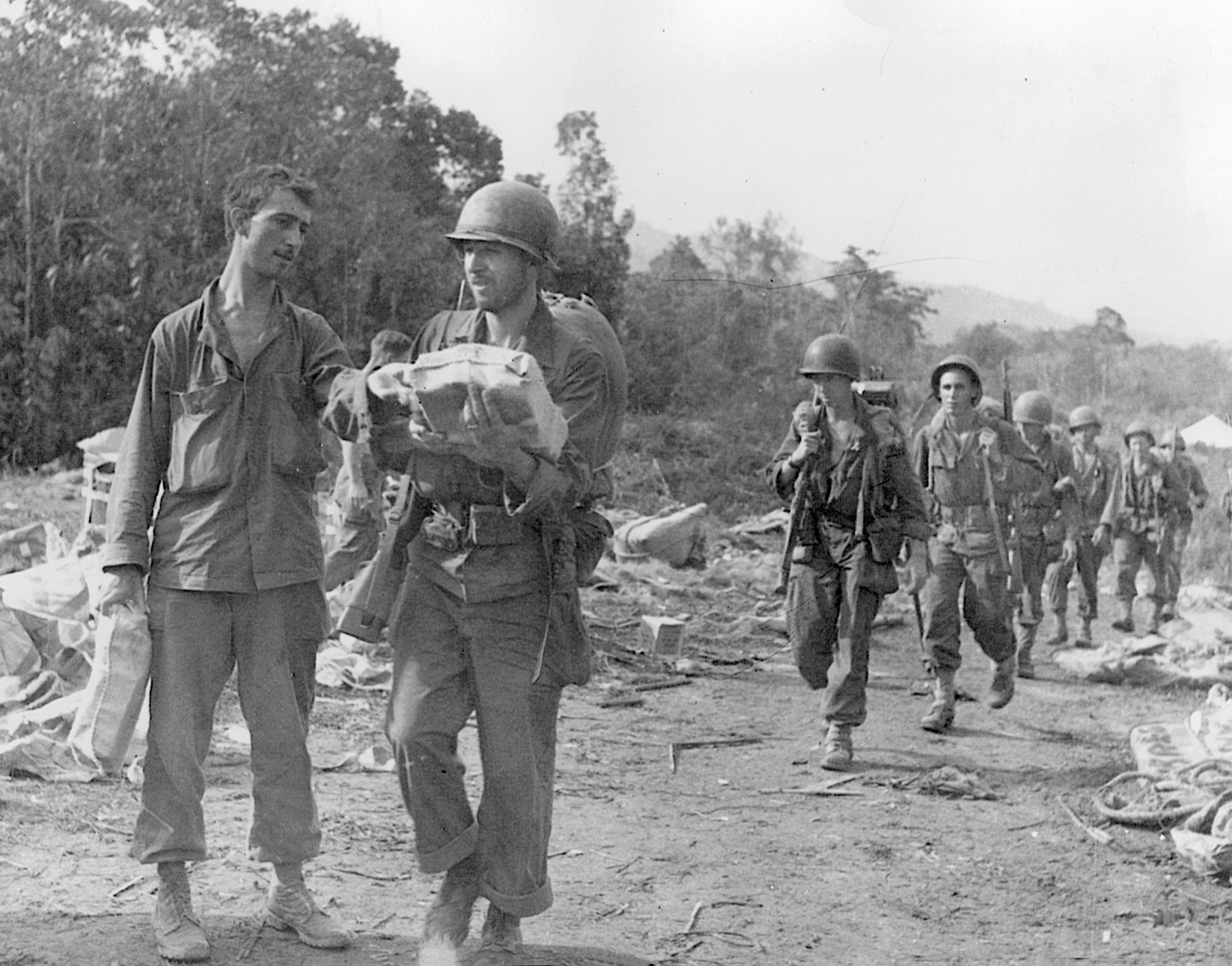Marauders set out once again after picking up much-needed supplies, including three-day K-ration boxes.