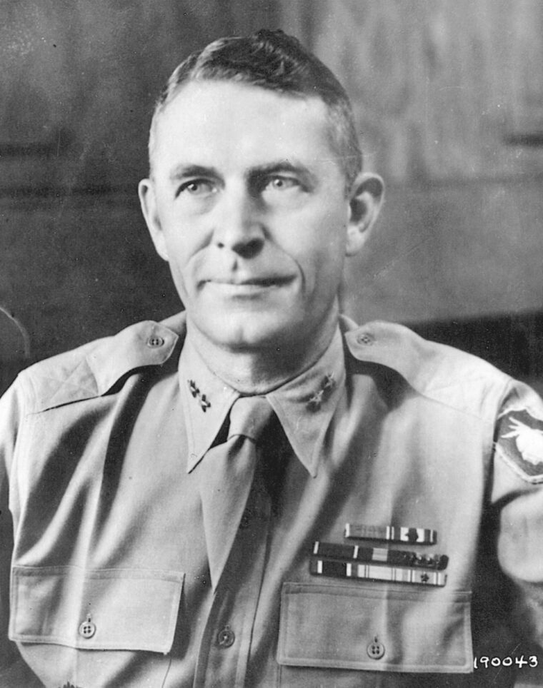 Army Major General Ralph C. Smith was relieved of his command in a controversial decision during the Saipan operation.