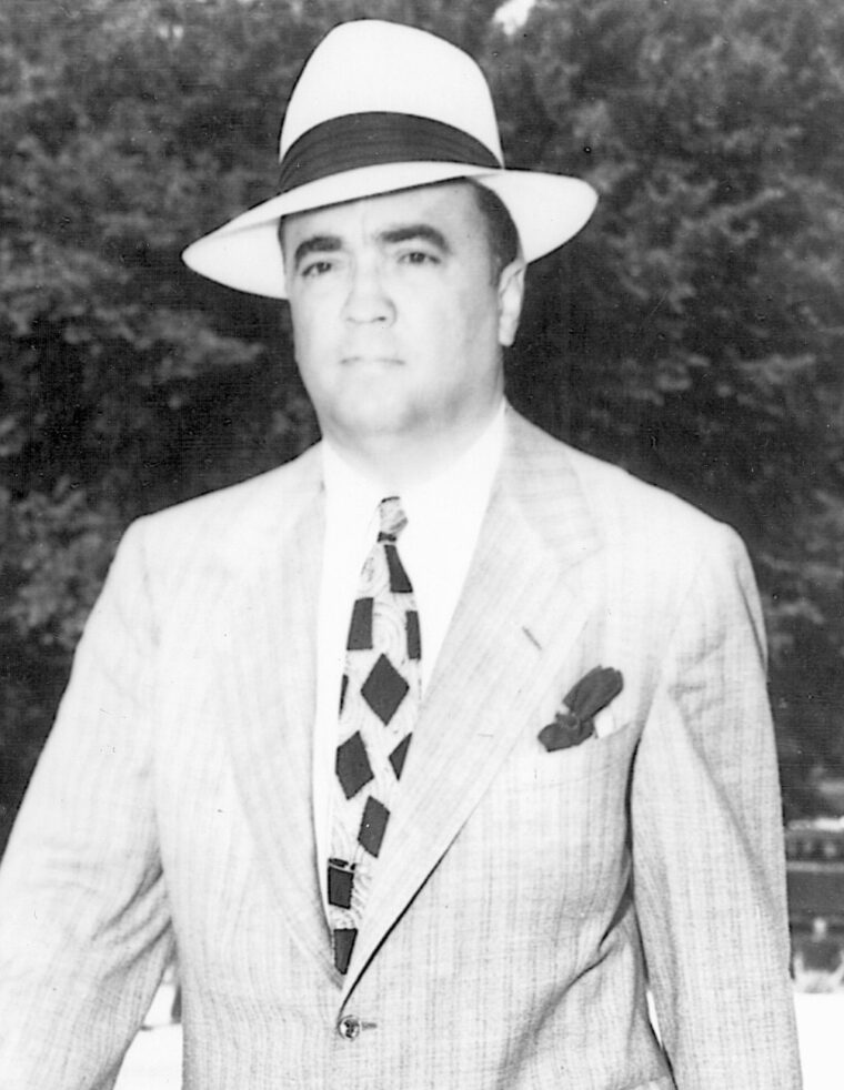 J. Edgar Hoover, FBI Director.