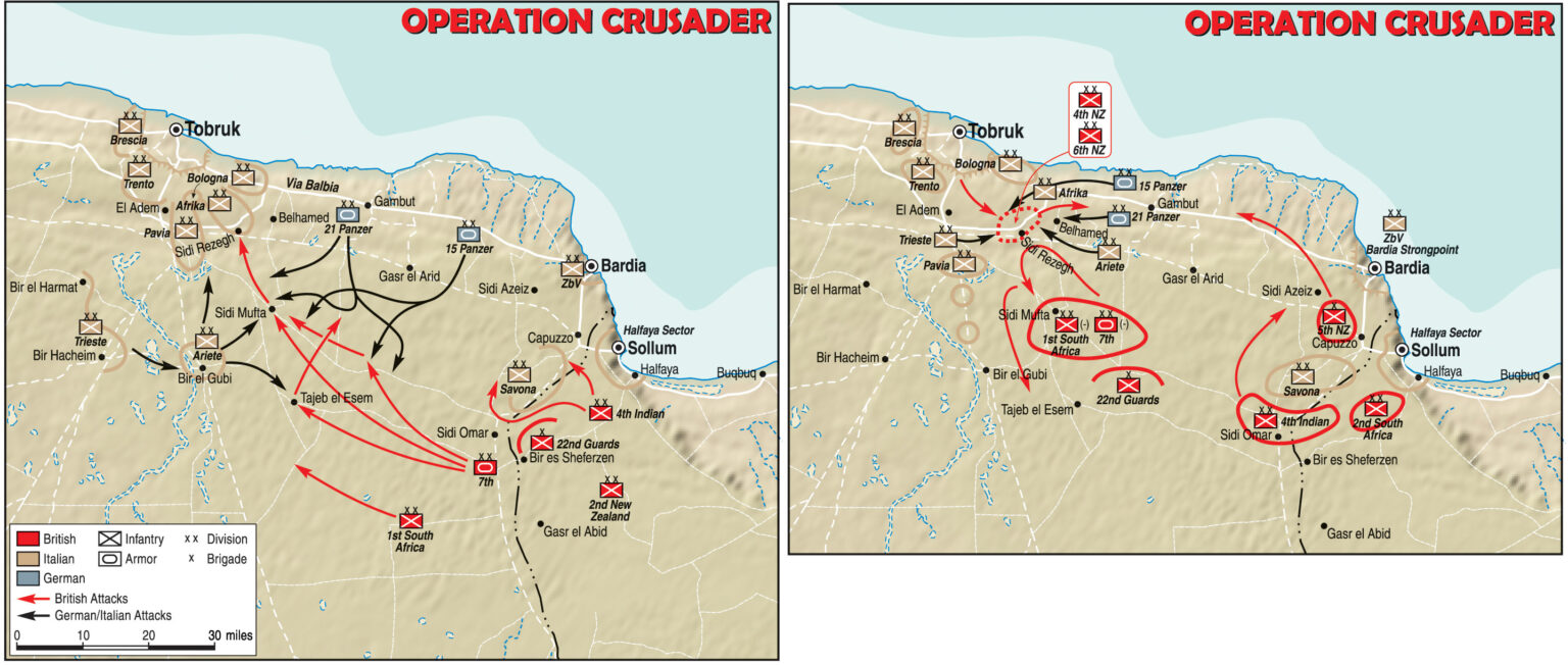 Operation Crusader at Sidi Rezegh—Siege of Tobruk - Warfare History Network