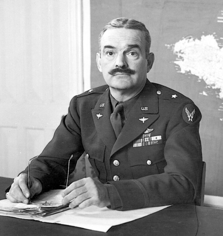 Maj. Gen. Frank Hunter, commander of the VIII Fighter Command.