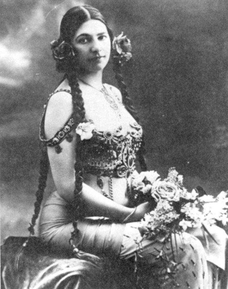 Mata Hari in her dancer days. She was the toast of Belle Epoque Paris.  