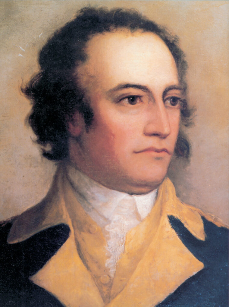 Major General John Sullivan commanded the American center and was captured after a hard fight.