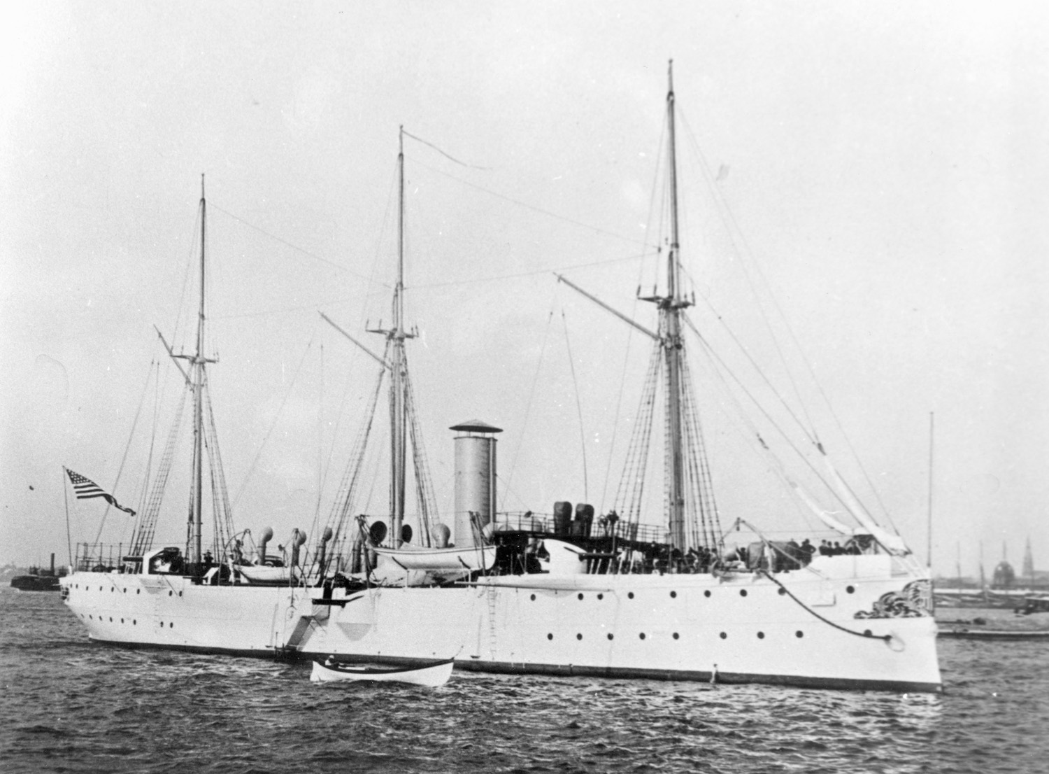 The gunboat Concord.