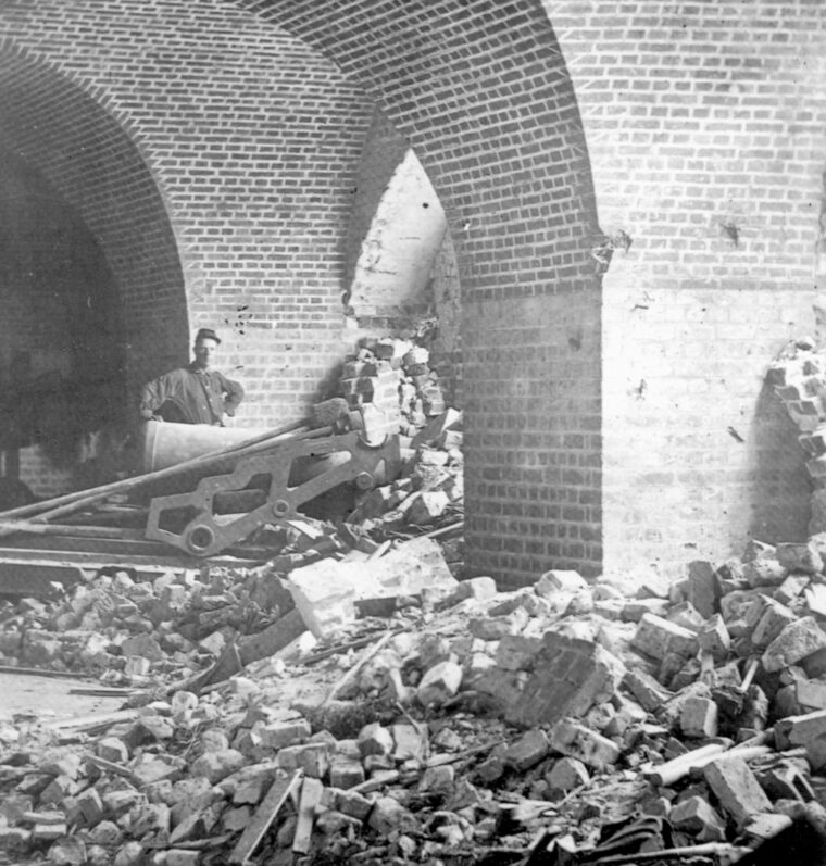 Porter’s artillery skills made an impact at Fort Pulaski near Savannah. He was promoted but he came to feel that the war might very well be a long one owing to the stubborn resistance of the Southerners.