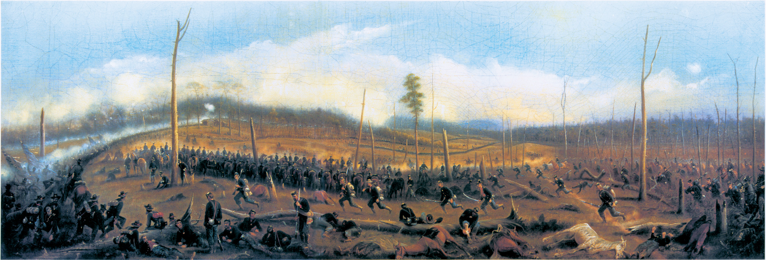 At the Battle of Chickamauga in 1863, Porter rallied a few men to make a stand that led to his award of the Medal of Honor.