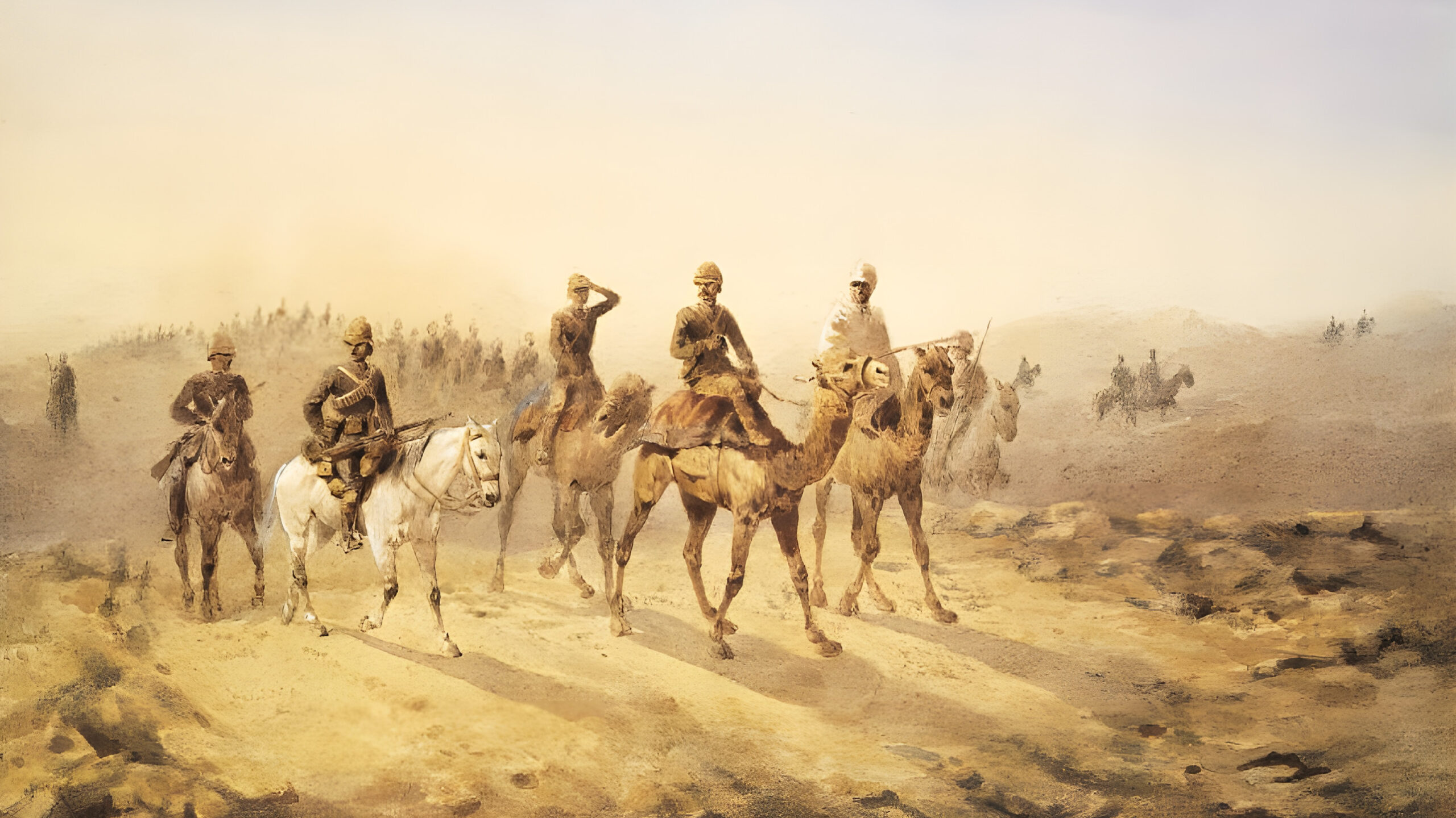 The Camel Corps set off with Stewart for Metemmeh in good order. 