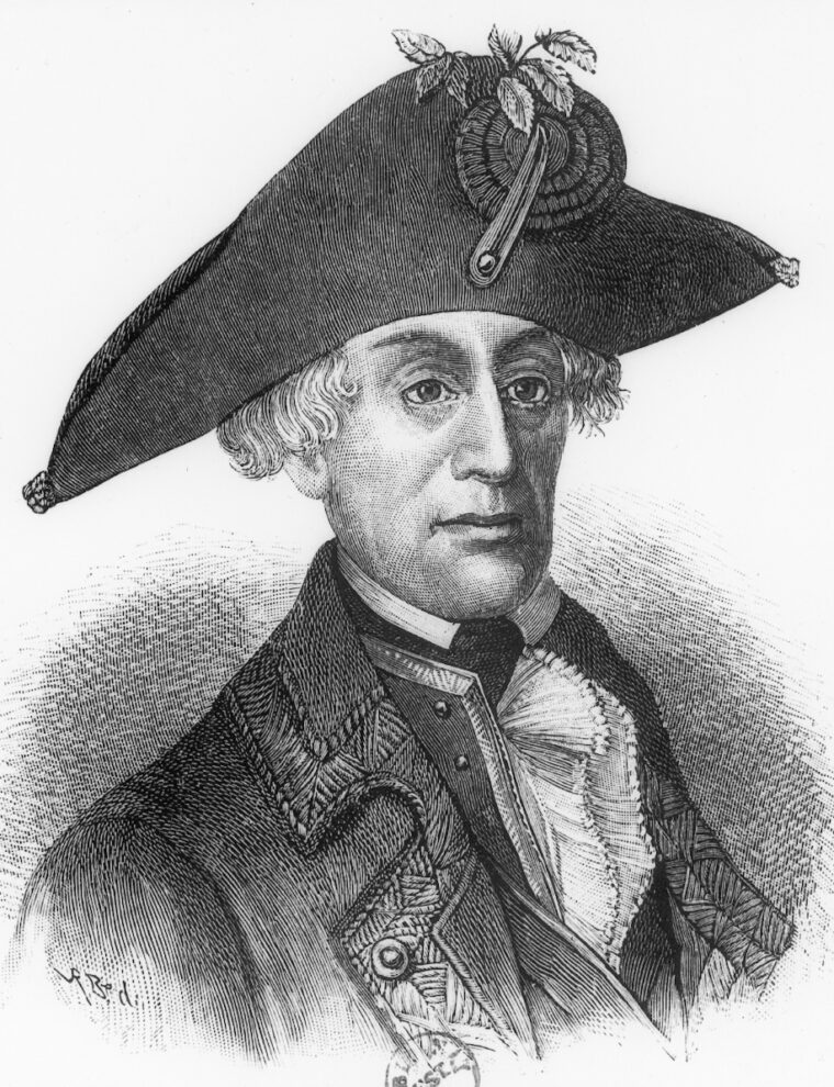 Austrian Baron Jean-Pierre de Beaulieu.