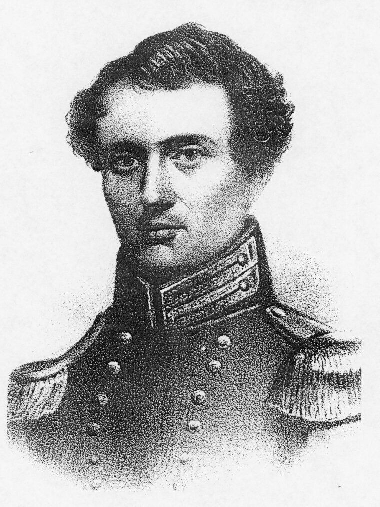 Lieutenant Robert Mudge was in the advance guard when the Indians struck.