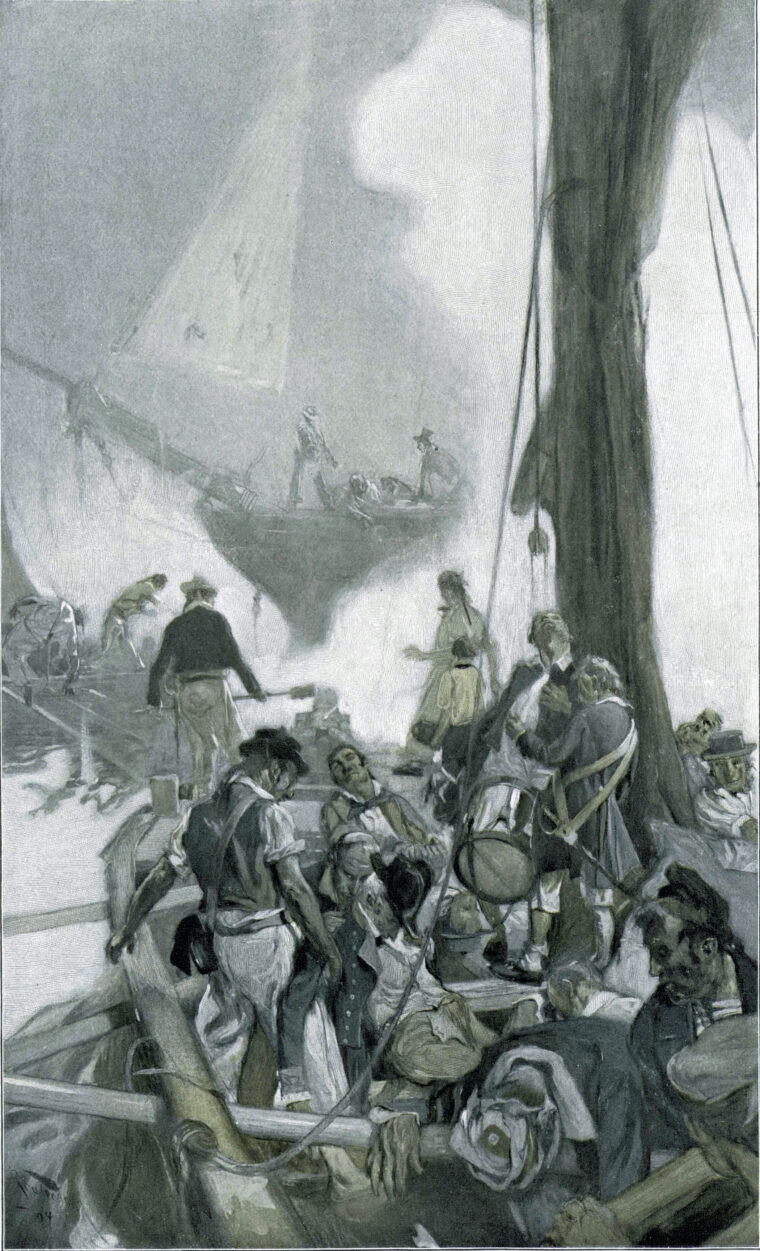 The fire and destruction were keen at the 1814 battle of Plattsburgh Bay, NY.
