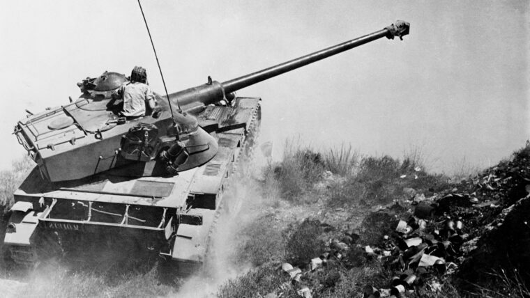 Israeli tanks led the lightning-fast thrust across the Sinai Peninsula to a point only 18 miles from the Suez Canal.