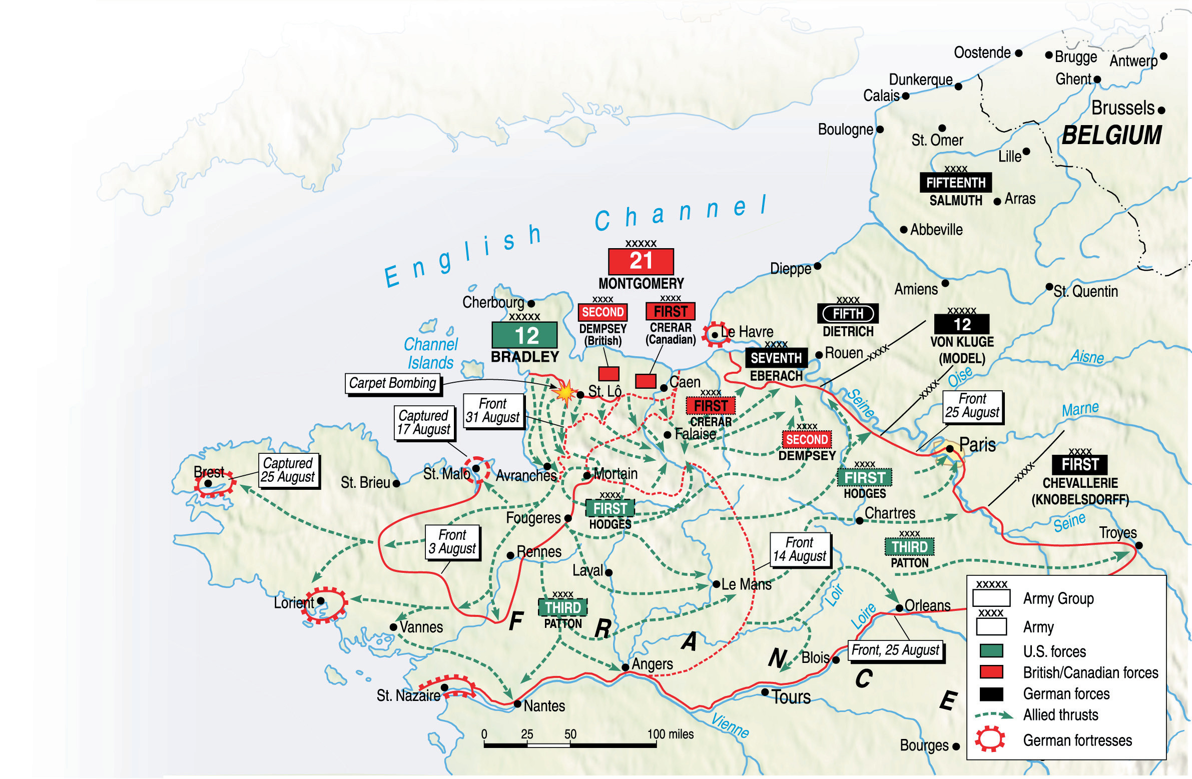 The Striking Cobra: Phase Two of the D-Day Invasion - Warfare History  Network, image size:2382x1557