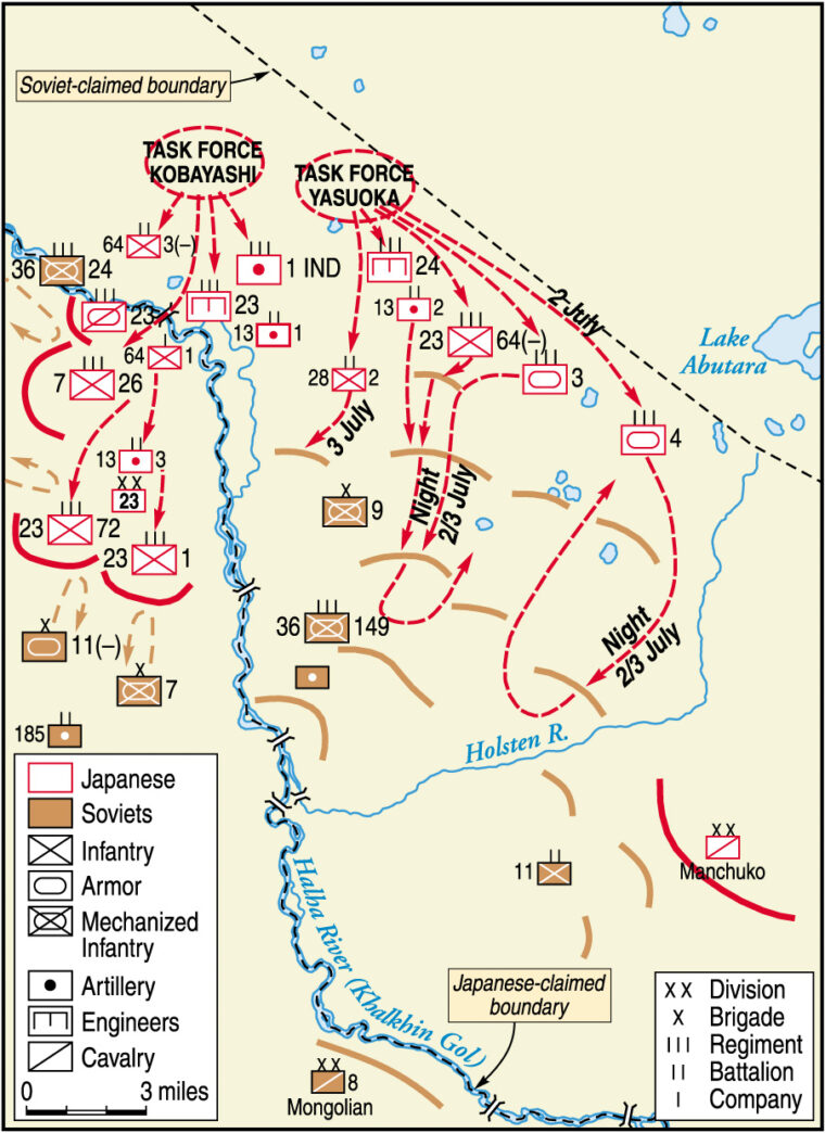 The complex thrusts and counterthrusts at Nomonhan provided both the Japanese and Soviets with a glimpse of the greater war to come. Several major figures of World War II, including Marshal Georgi Zhukov, emerged during protracted fighting.