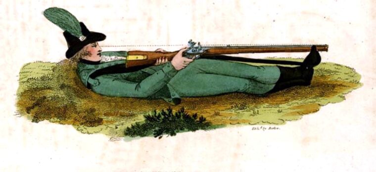 Armed with the Baker Rifle, specially trained British troops became the premiere skirmishers and marksmen of early 19th century warfare.