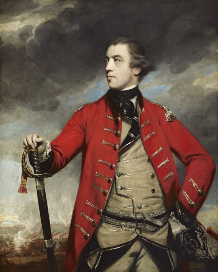  General John Burgoyne in a painting by Sir Joshua Reynolds.