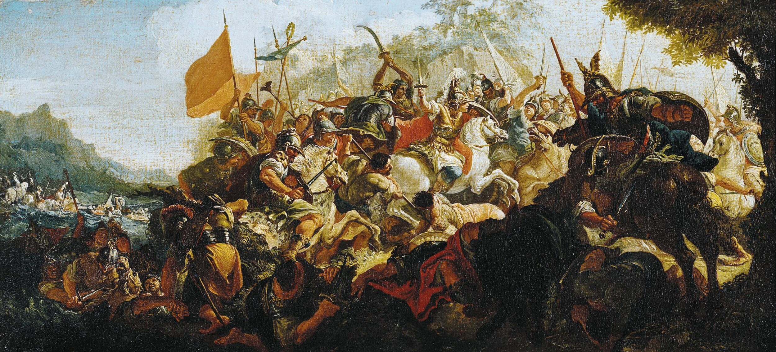 Alexander’s army of 35,000 dealt the Persians a crushing blow at the Battle of Granicus in 334 bc. The Persians lost 15,000 men to a mere 100 Greeks.