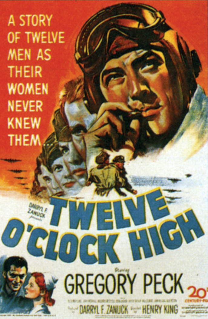 Since its successful premier in December 1949, 12 O’Clock High has proven popular with movie buffs and military personnel alike, serving as a training aid for would-be leaders.