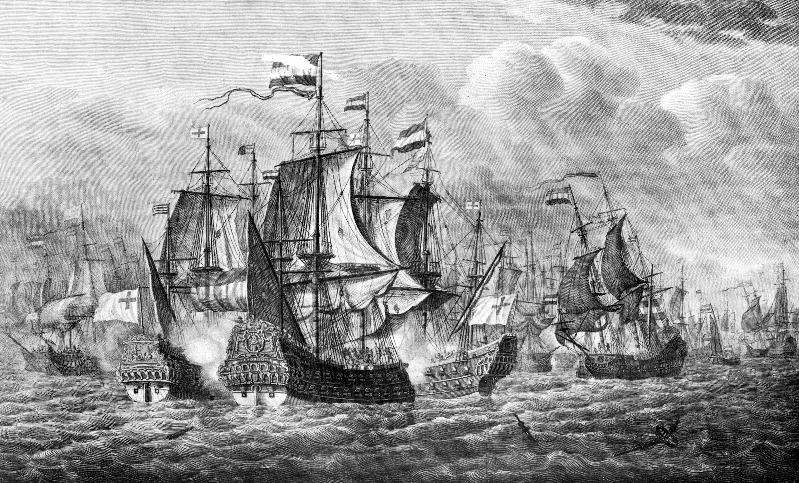 Shortly after passage of the provocative British Navigation Act of 1651, a new Dutch fleet was sent to protect Dutch shipping interests. It would not be long before the world’s two largest sea powers would square off against one another.
