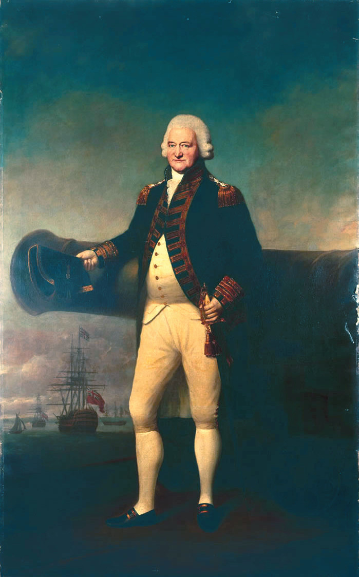 Commodore Sir Peter Parker commanded the Royal Navy arm of the ill-fated Charleston expedition.