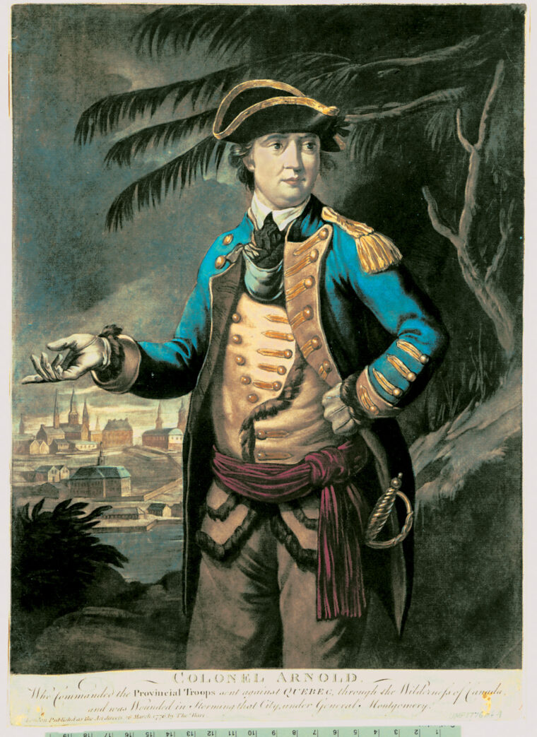 Benedict Arnold in a period engraving.