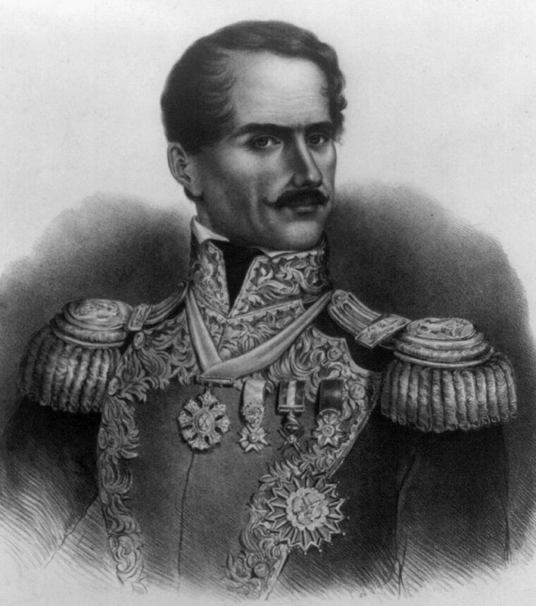 General Antonio López de Santa Anna. 