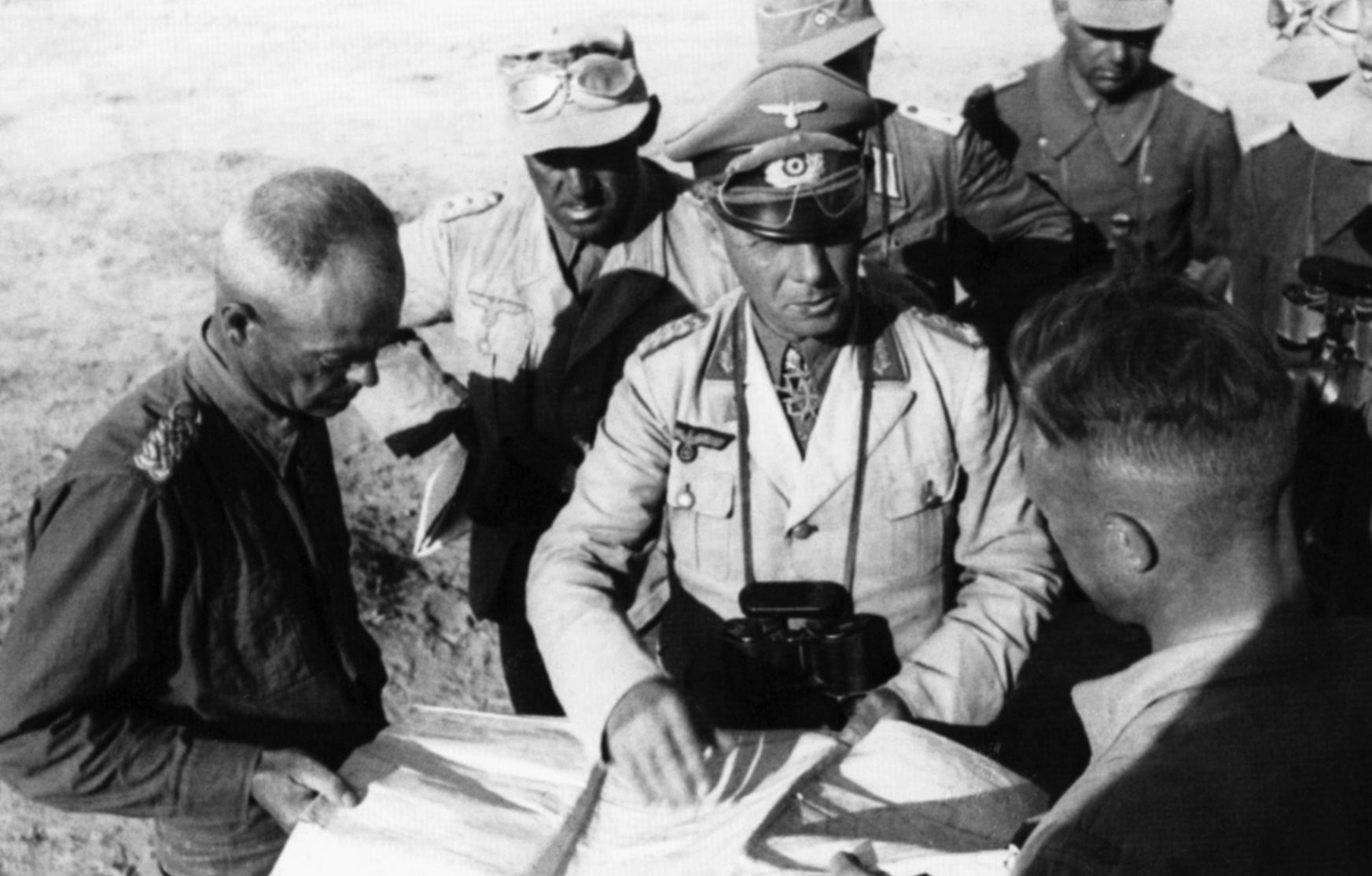 Unknown to the British, Rommel made little use of his Libyan headquarters at Beda Littoria.