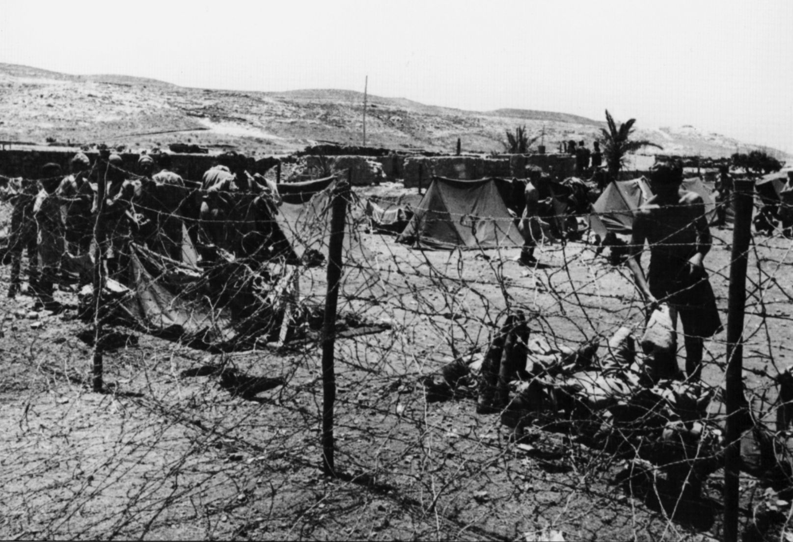 British POW camp in North Africa. All but two of the 22 surviving raiders were captured by the Germans. 