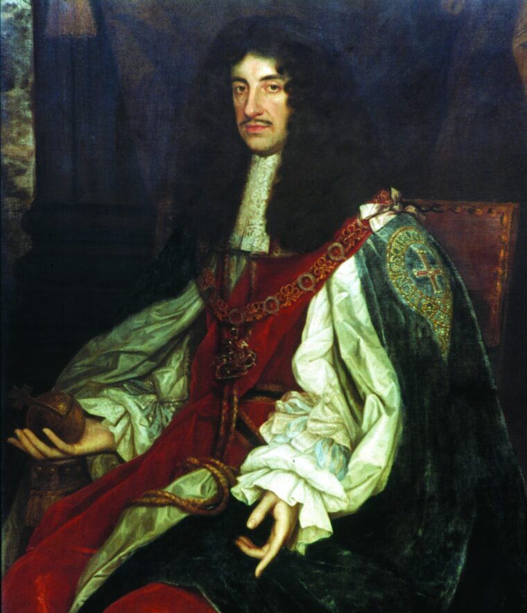 King Charles II of England.