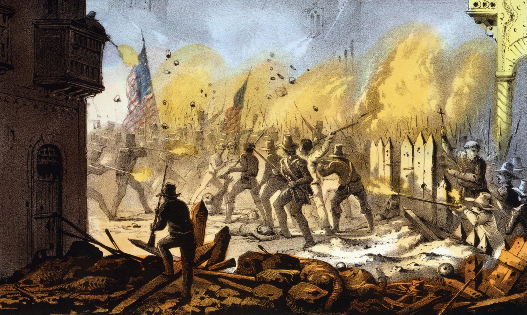 Intense street fighting highlighted the third day of the siege of Monterrey, prefiguring modern-day combat conditions.