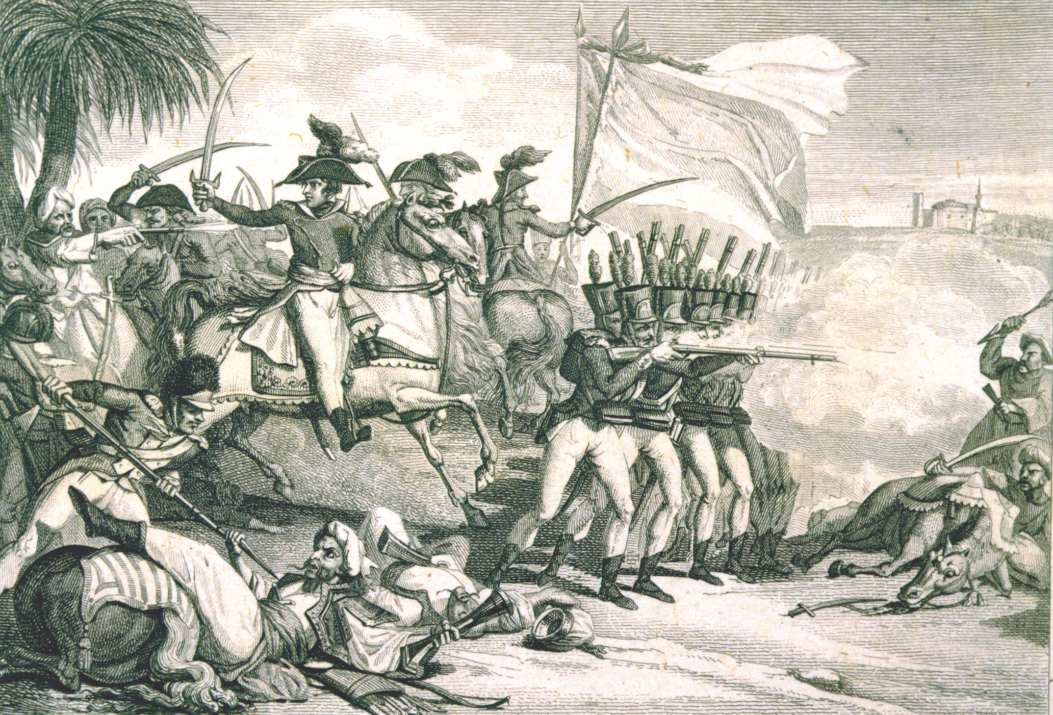 A reconnaissance detachment under Charles Junot, with only 450 men repulses an attack of three thousand enemy cavalry near Nazareth on April 5, 1799.