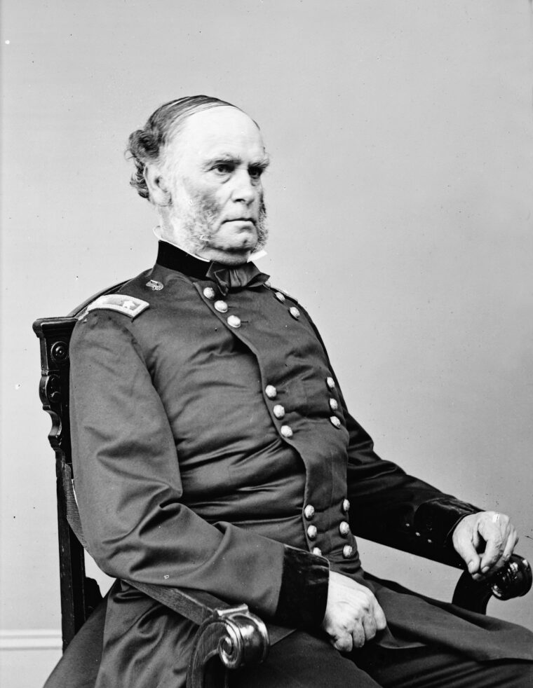 Brigadier General Samuel Curtis commanded Union forces at Pea Ridge.